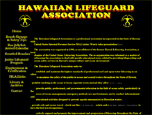 Tablet Screenshot of hawaiianlifeguardassociation.com